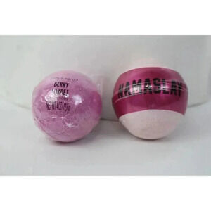 Scented Bath Bomb Pink, Lot of 2, 14.1oz Berry Sorbet - So Magical, Unicorn